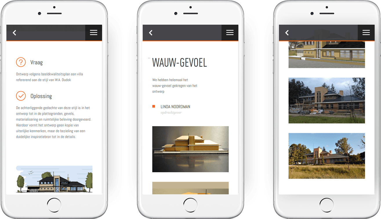 De Bruin Architecten cross device