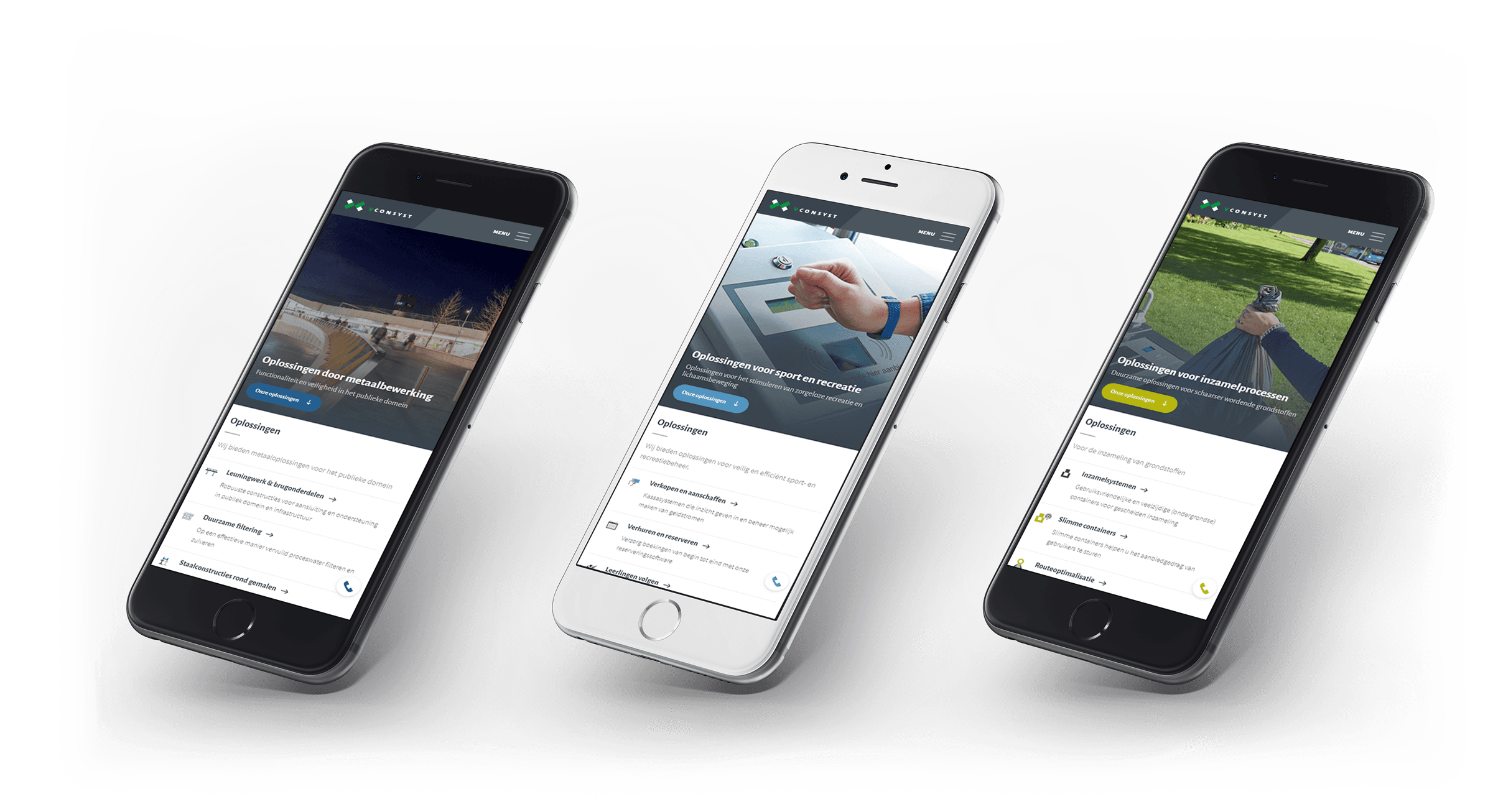 VConsyst website, ook mobiel de beste gebruikerservaring.